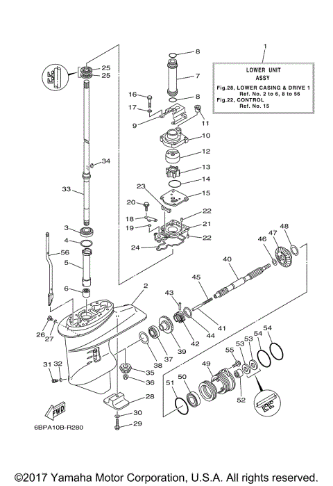 LOWER CASING DRIVE 1