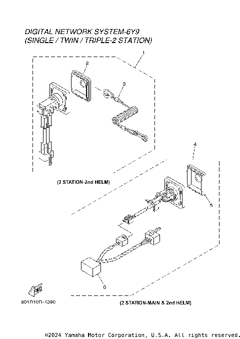 CLP STATION SELECT (MAIN & 2ND HELM)