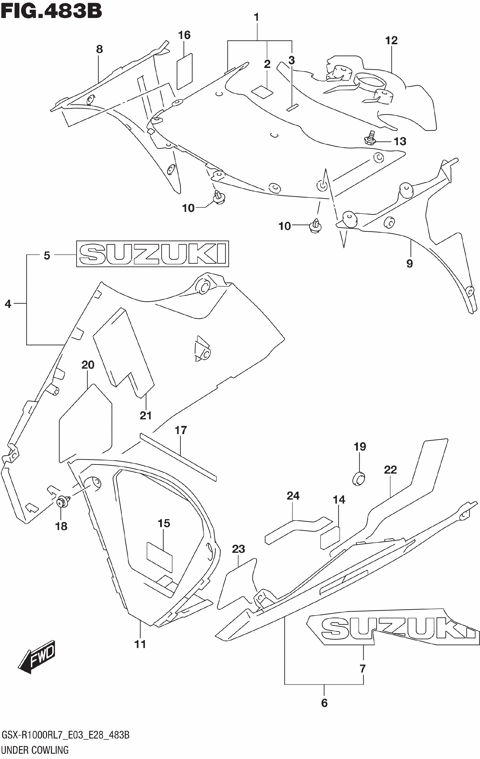 UNDER COWLING (GSX-R1000RL7 E28)