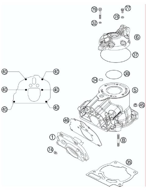 CYLINDER, CYLINDER HEAD