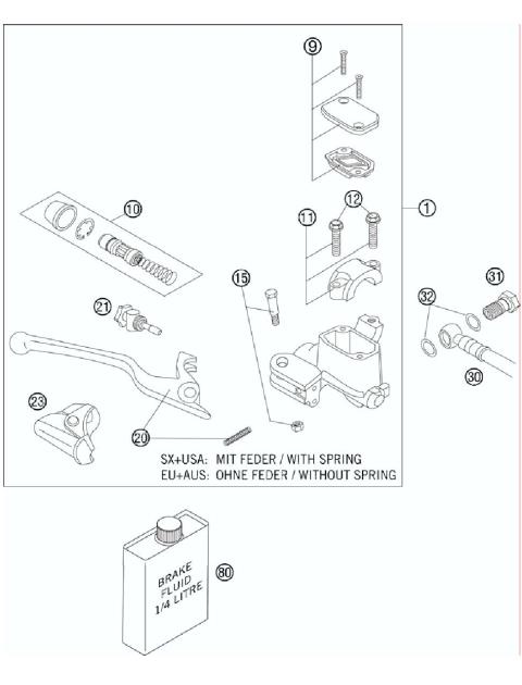HAND BRAKE CY LINDER