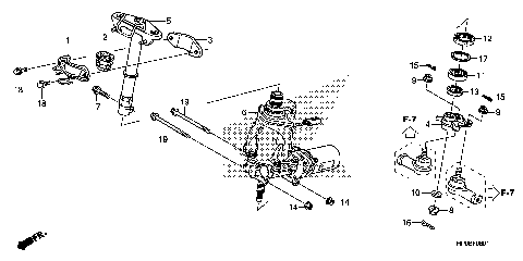 STEERING SHAFT (POWER