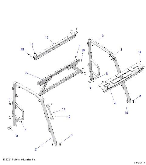 CHASSIS, CAB FRAME -   (C0705067-1)