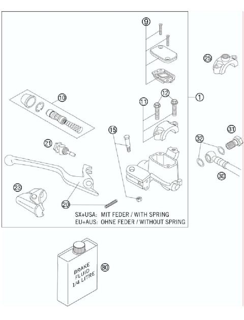 HAND BRAKE CY LINDER