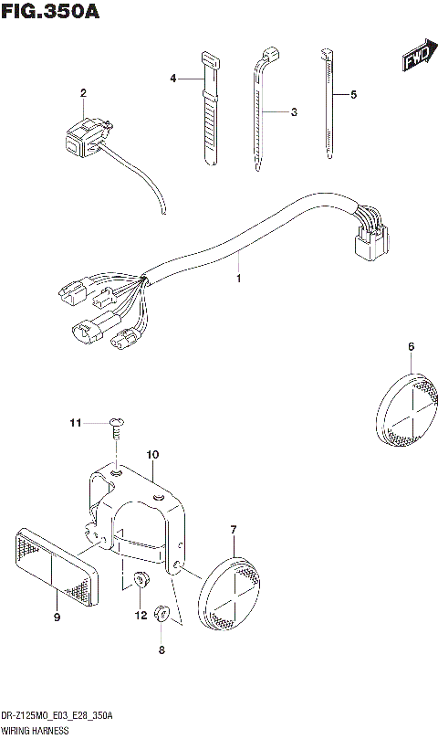 WIRING HARNESS (DR-Z125M0 E28)