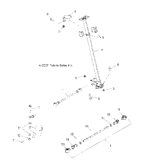 STEERING, STEERING POST - A13NA32FA (49ATVSTEERING08SCRAM)