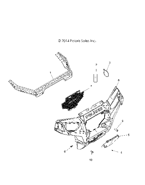 BODY, FRONT BUMPER - Z15VHA57FJ (49RGRBUMPER15570EU)