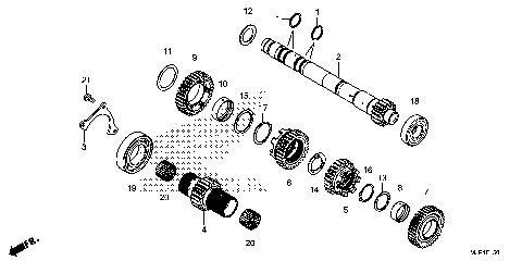 TRANSMISSION (MAINSHAFT)