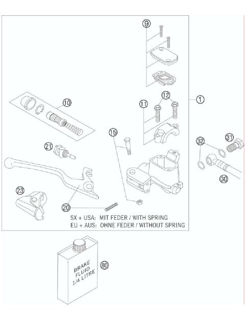 HAND BRAKE CY LINDER