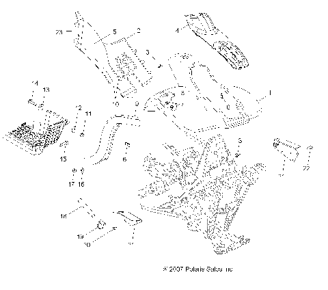 BODY, FRONT CAB - A08CL50AA (49ATVCAB086X6)