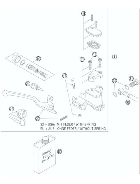 HAND BRAKE CY LINDER