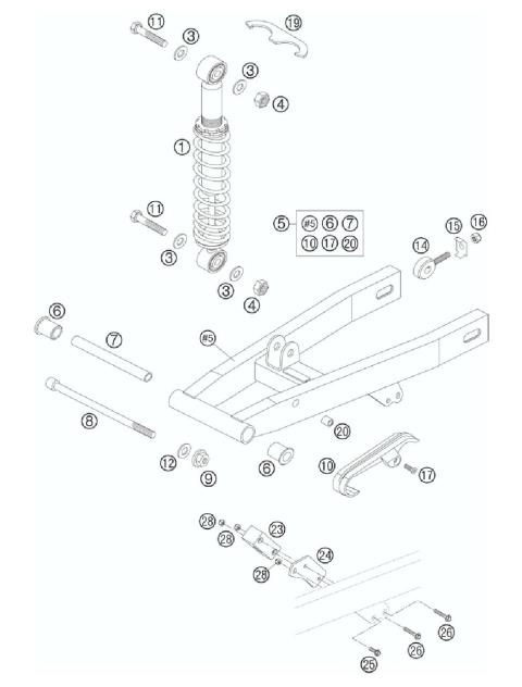 MONOSHOCK, SW ING ARM