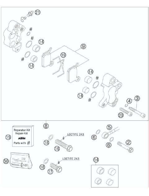 BRAKE CALIP ER FRONT