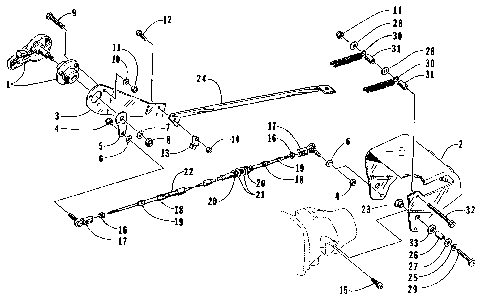 REVERSE DEFLECTOR AND LEVER ASSEMBLY [72641]