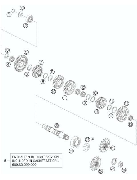 TRANSMISSION II - COUNTERSHAFT