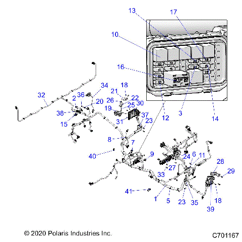 ELECTRICAL, WIRE HARNESS - R21RRE99A9/AC/AP/AW/B9/BC/BP/BW (C701167)