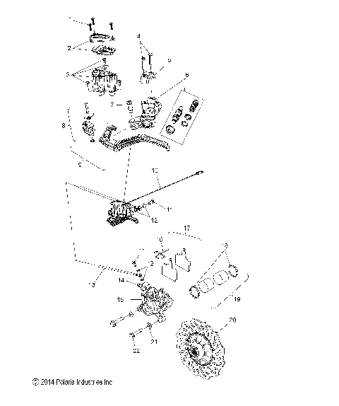 BRAKES, BRAKE SYSTEM - S21EDE6PS ALL OPTIONS (49SNOWBRAKE15PROS)