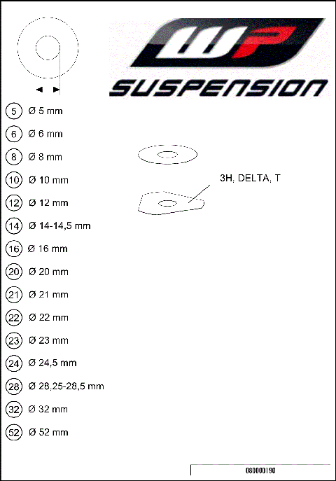 WP SHIMS FOR SETTING