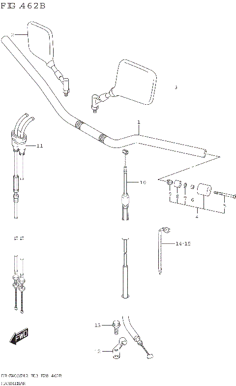 HANDLEBAR (DR-Z400SM)