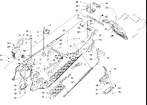 TUNNEL AND SNOWFLAP ASSEMBLY [108898]
