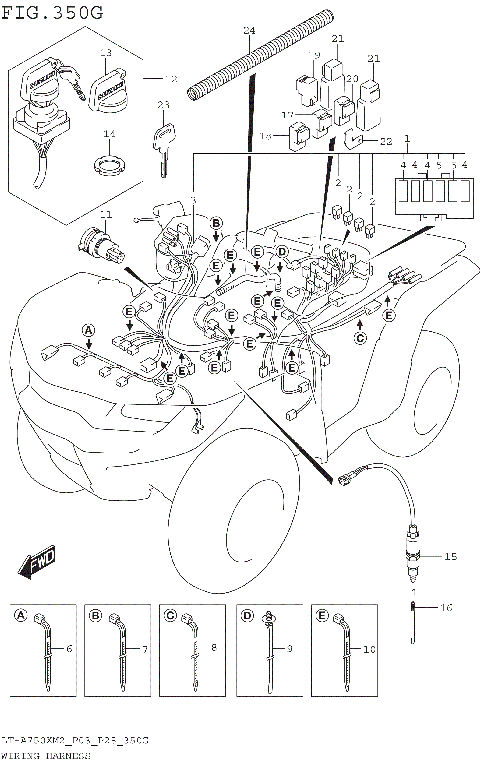 WIRING HARNESS (LT-A750XPZM2 P03)