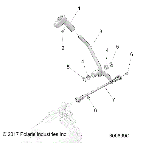 DRIVE TRAIN, SHIFT LINKAGE - S24FJE9FS/9FE (600699C)