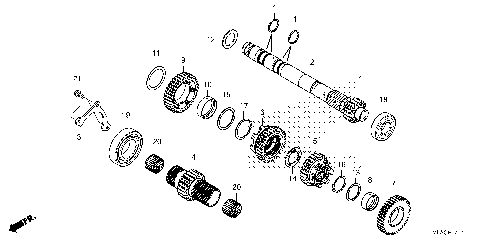 TRANSMISSION (MAINSHAFT)