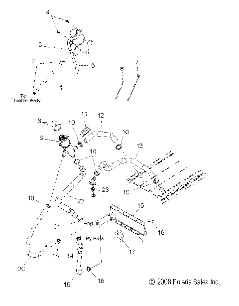 ENGINE, COOLING SYSTEM - S10PK6HSA/HSL/HEA/PM6HSA/HSL (49SNOWCOOLING09700RMK)