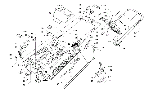 TUNNEL, REAR BUMPER, AND SNOWFLAP ASSEMBLY [105055]