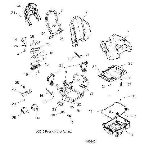 BODY, SEAT, PASSENGER - A16SYE95NK [100345]