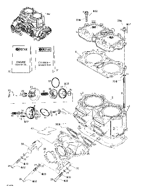 01- Cylinder, Exhaust Manifold