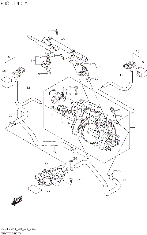 THROTTLE BODY (E28)