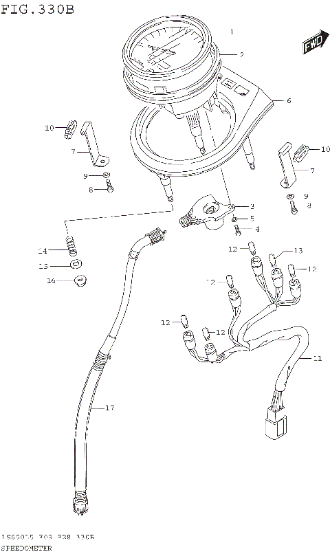 SPEEDOMETER (LS650L5 E28)