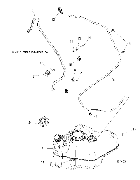 BODY, FUEL TANK - A18DAA50B7 (101455)