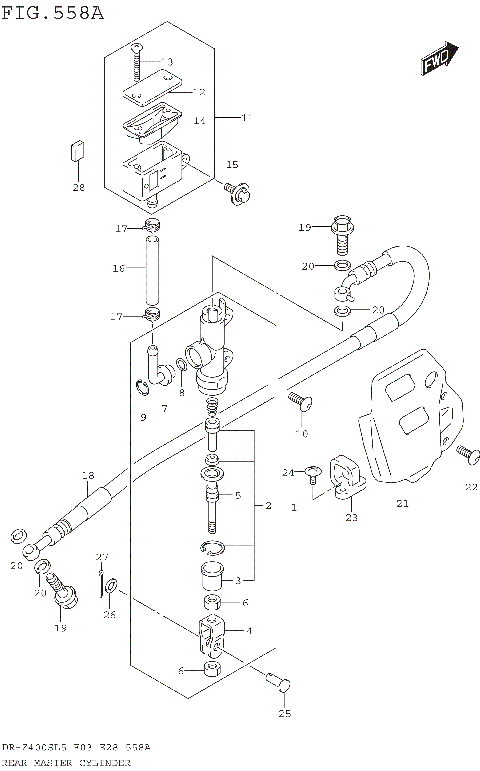 REAR MASTER CYLINDER