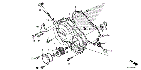 RIGHT CRANKCASE COVER