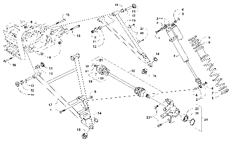 FRONT SUSPENSION ASSEMBLY [97742]