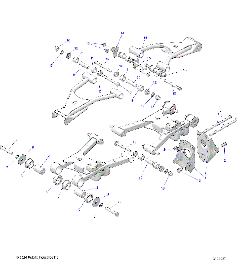 SUSPENSION, MIDDLE CONTROL ARM MOUNTING - A25SKE57C1/CK/E1/EK (C102637)