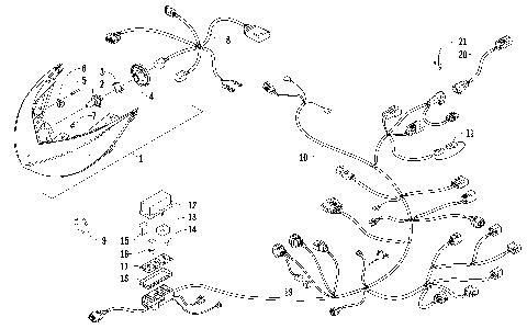 HEADLIGHT AND WIRING ASSEMBLIES [95512]