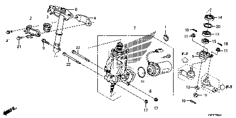 STEERING SHAFT (POWER