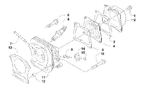 CYLINDER HEAD AND AIR BREATHER ASSEMBLY [92354]