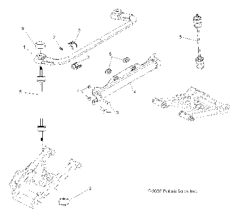 SUSPENSION, STABILIZER BAR, REAR - R09VH76 ALL OPTIONS (49RGRSTABILIZERRR08VISTA)