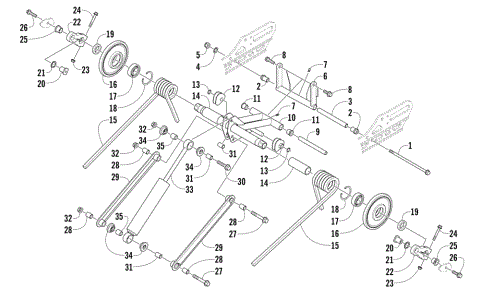 REAR SUSPENSION REAR ARM ASSEMBLY