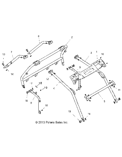 CHASSIS, CAB FRAME - Z16VDE99FM/NM (700581)