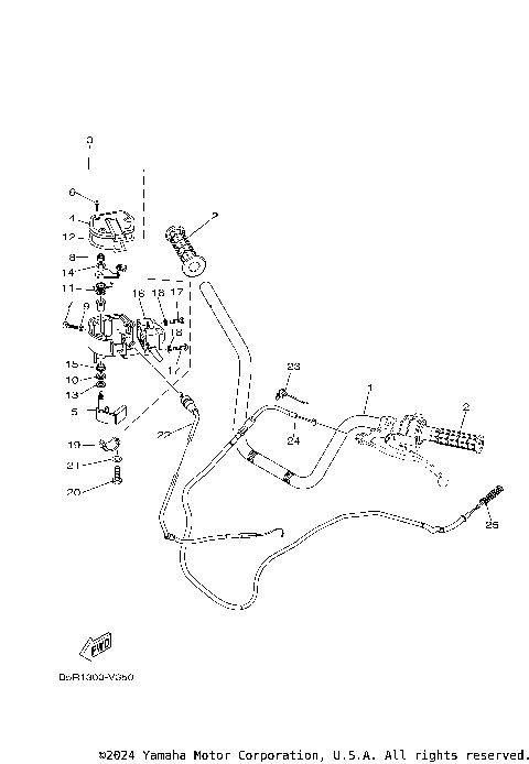 STEERING HANDLE CABLE
