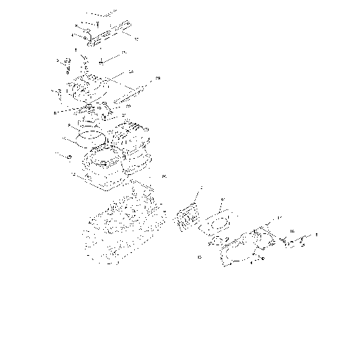 CYLINDER & MANIFOLD - W015197D (4964826482C005)