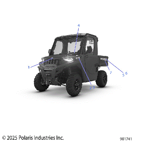 BODY, DECALS, GRAPHIC - R26MAU57CP/EP (901741)