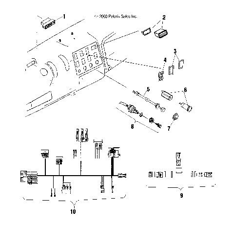 DASH INSTRUMENTS and CONTROLS - C11RB63AA/AB (4985628562A06)