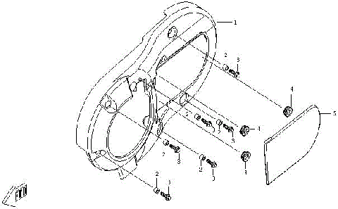LEFT SIDE COVER ASSY
