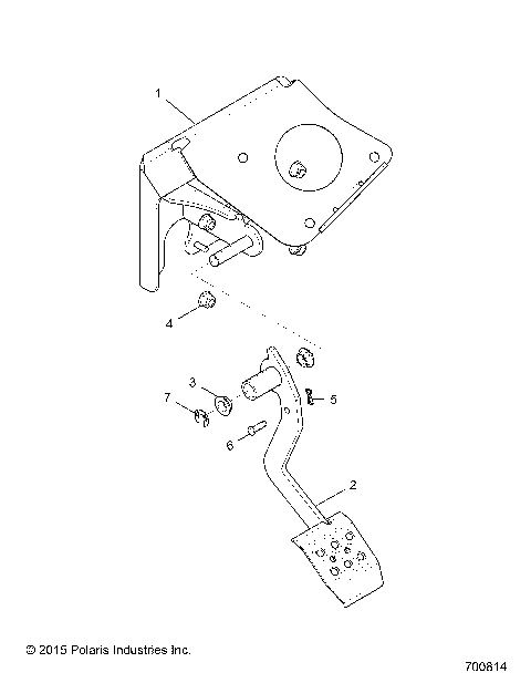 BRAKES, PEDAL - R18RGE99BM/BB/B7/KBS/UB9/UBG (700814)